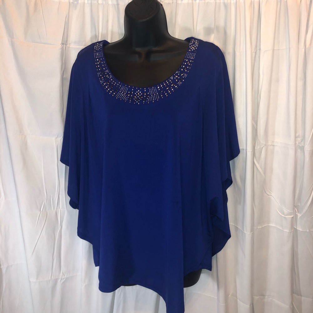 Cobalt Blue Nygard Blouse SZ L